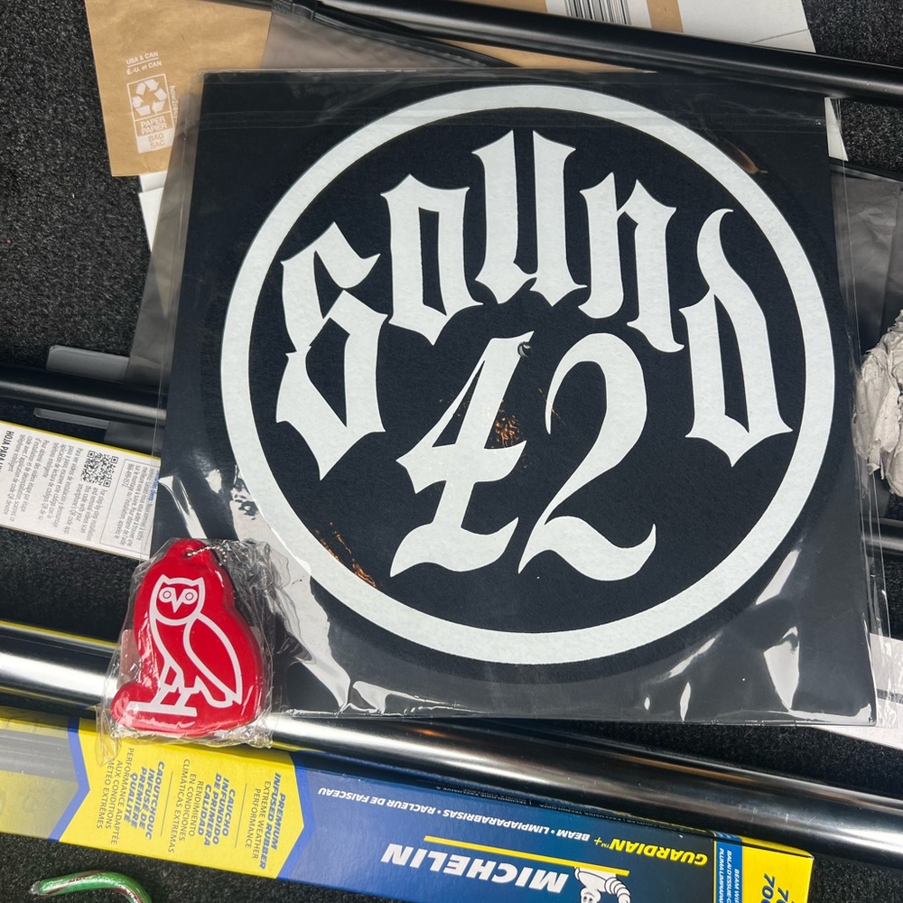 OVO Sound 42 Vinyl Record with Red Owl Keychain